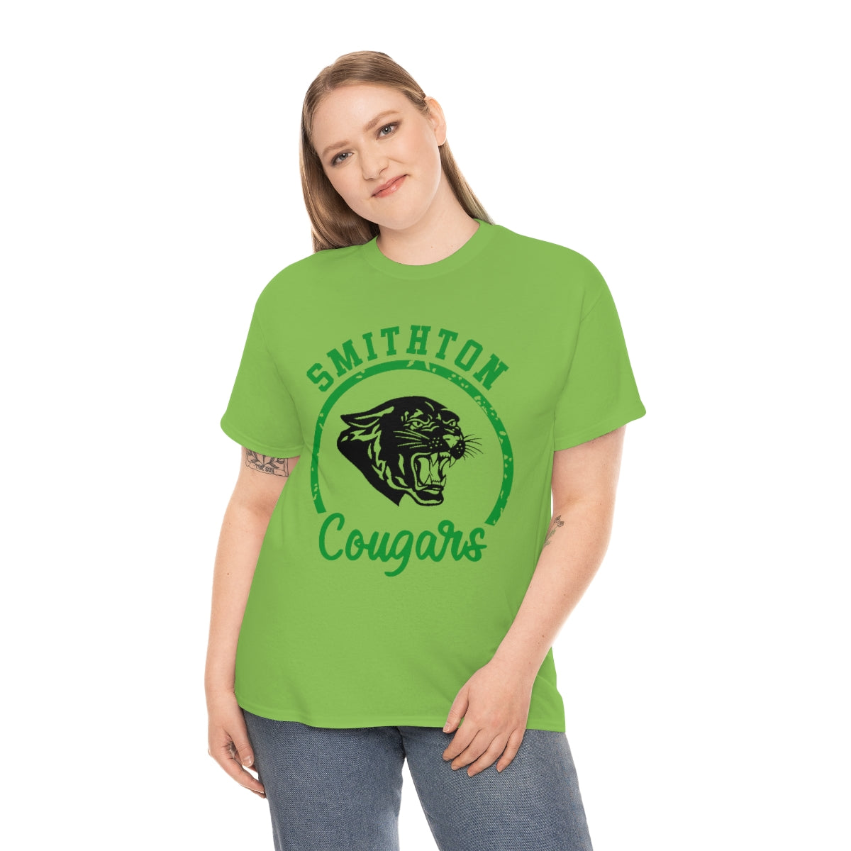 Smithton Cougars Unisex Heavy Cotton Tee