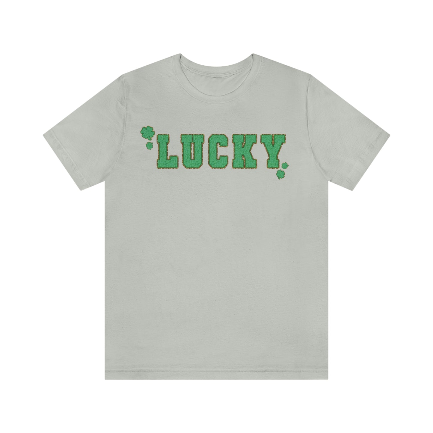 St. Patrick's Day "Lucky" Unisex Jersey Short Sleeve Tee