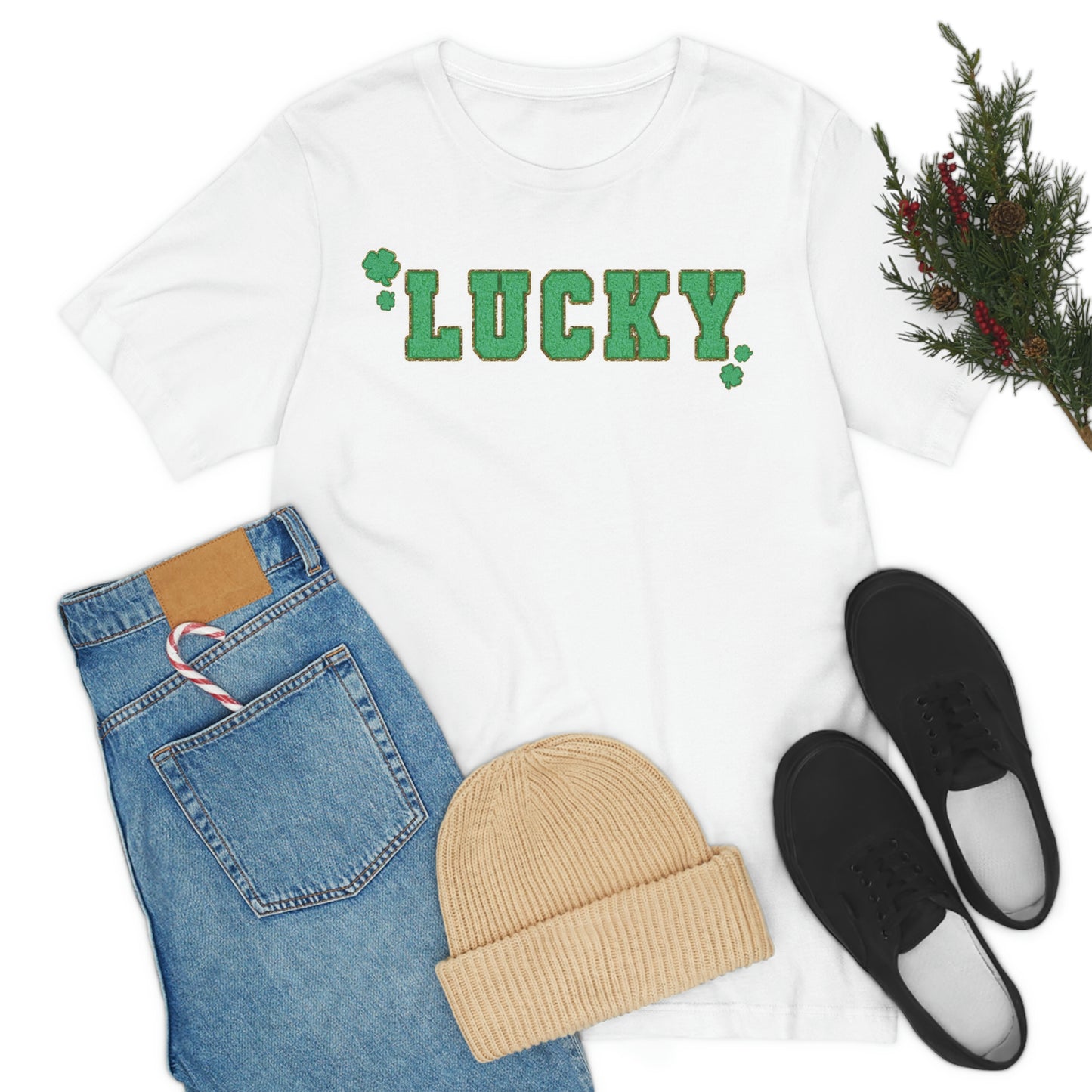 St. Patrick's Day "Lucky" Unisex Jersey Short Sleeve Tee