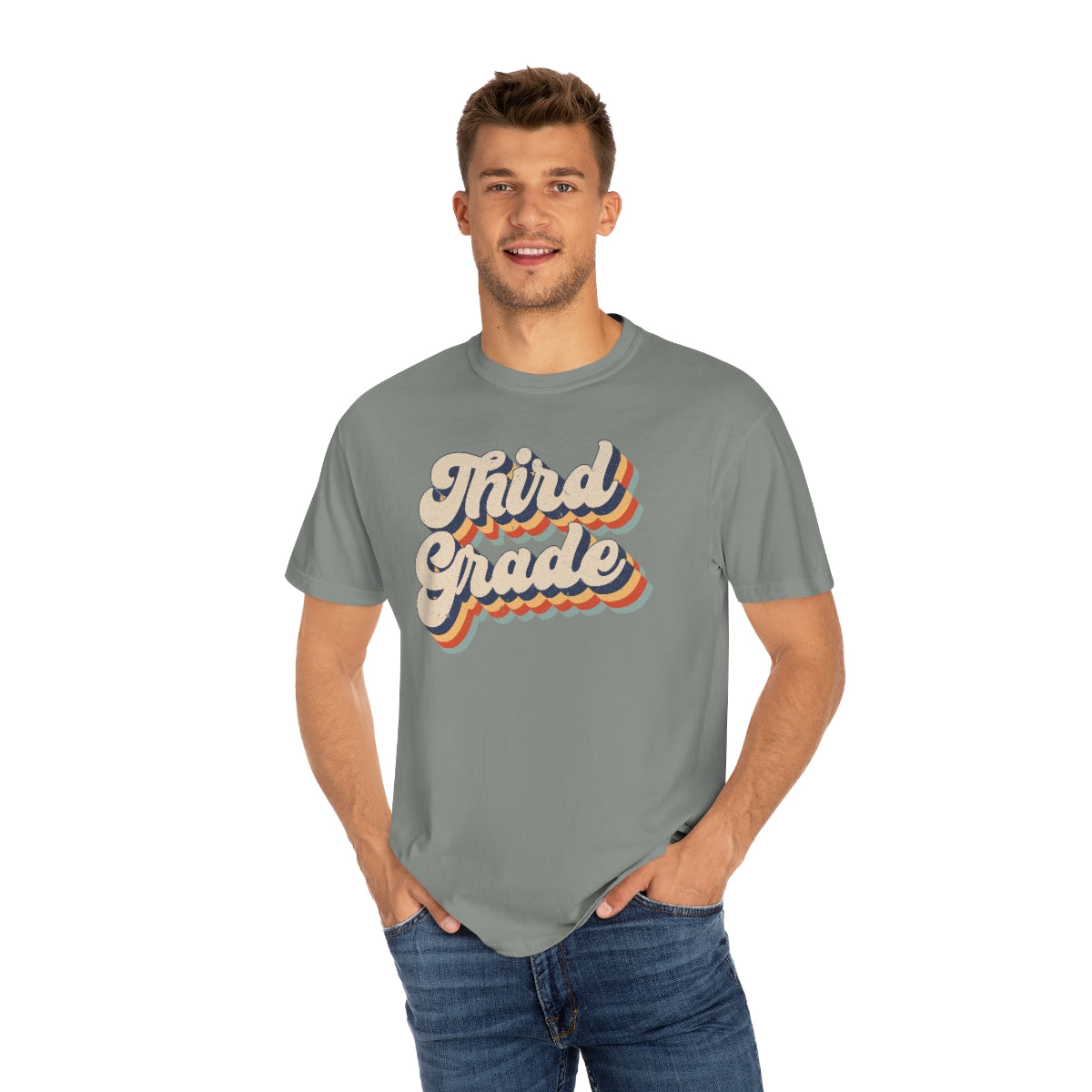 Retro Third Grade Unisex Garment-Dyed Comfort Colors PREMIUM T-shirt