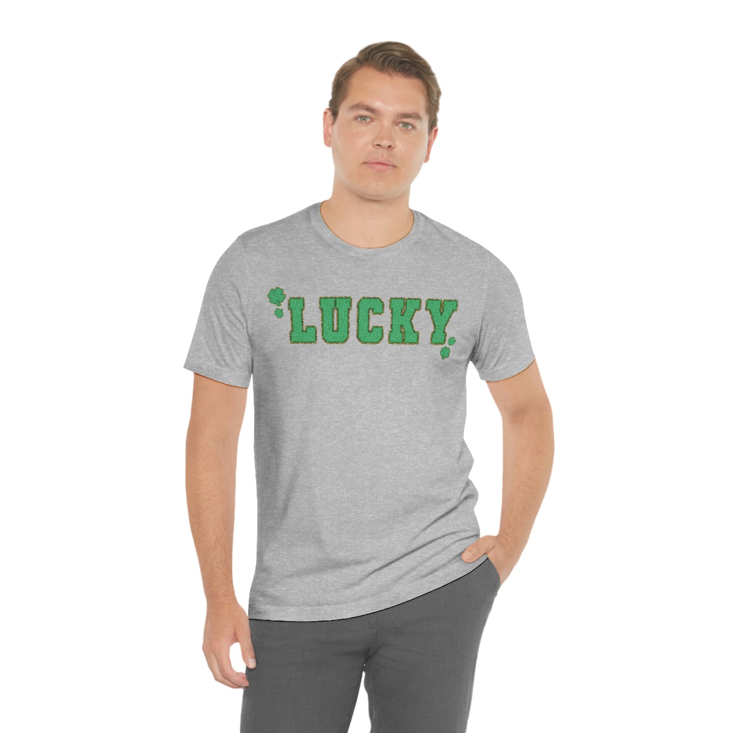 St. Patrick's Day "Lucky" Unisex Jersey Short Sleeve Tee