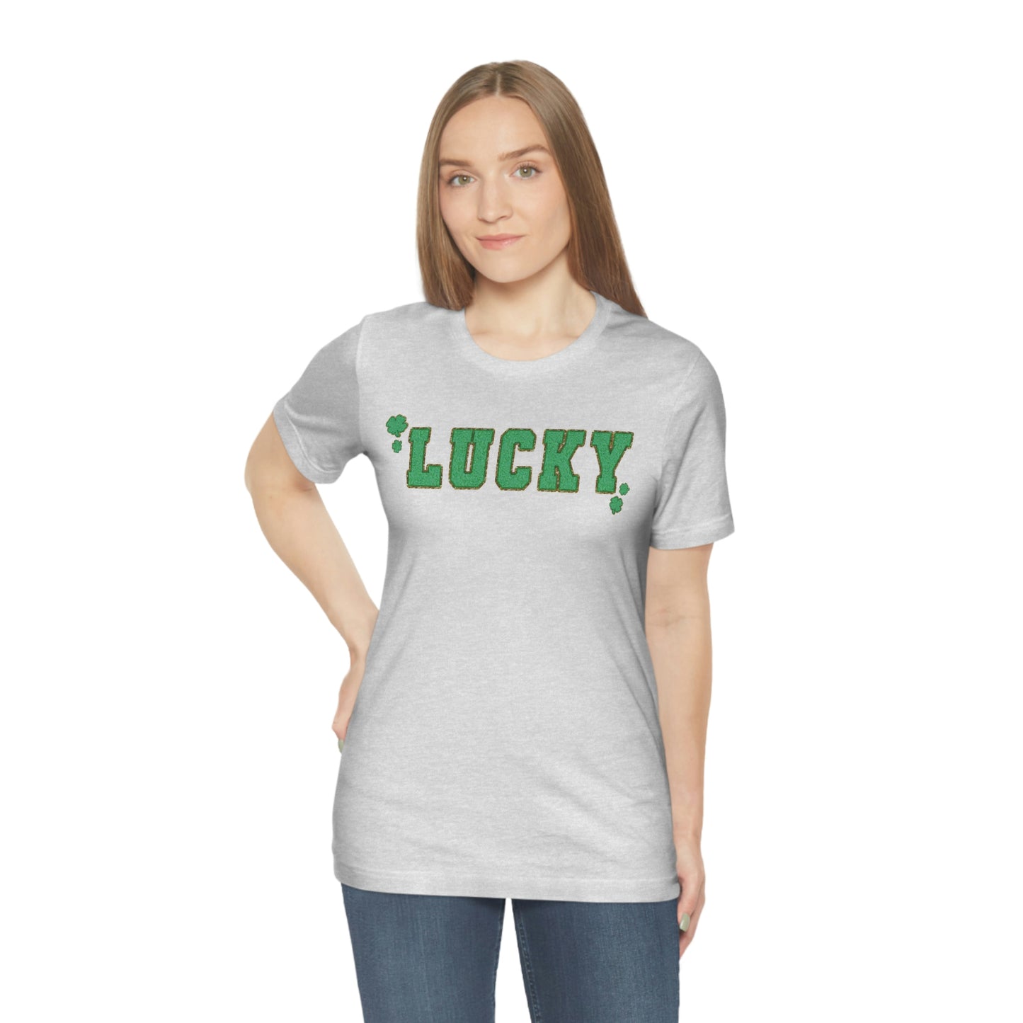 St. Patrick's Day "Lucky" Unisex Jersey Short Sleeve Tee