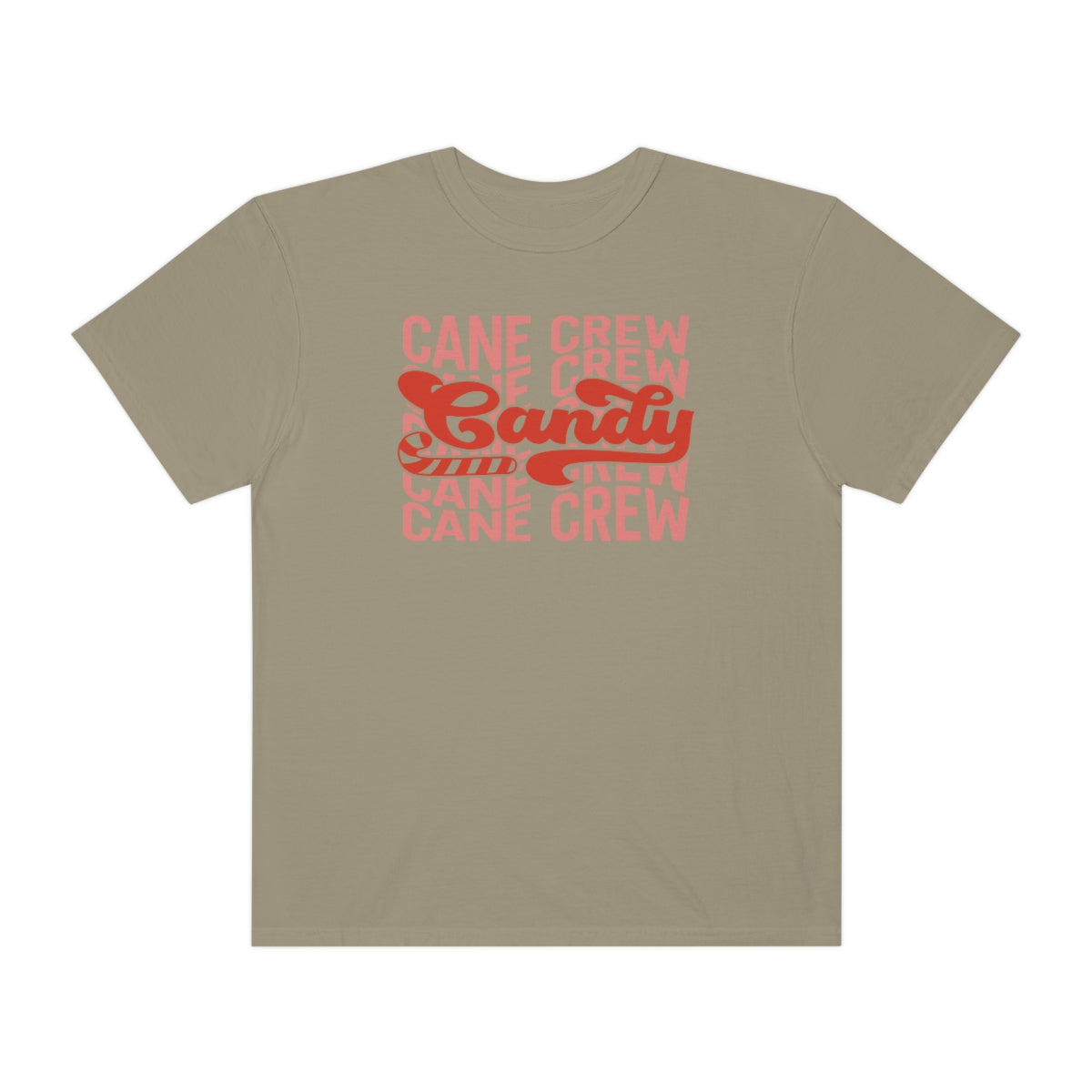 Candy Cane Crew Unisex Garment-Dyed Comfort Colors PREMIUM T-shirt