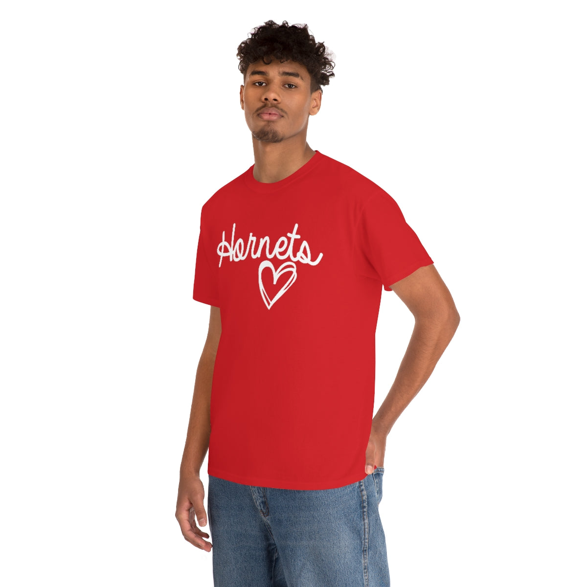 Hornet White Heart Unisex Heavy Cotton Tee