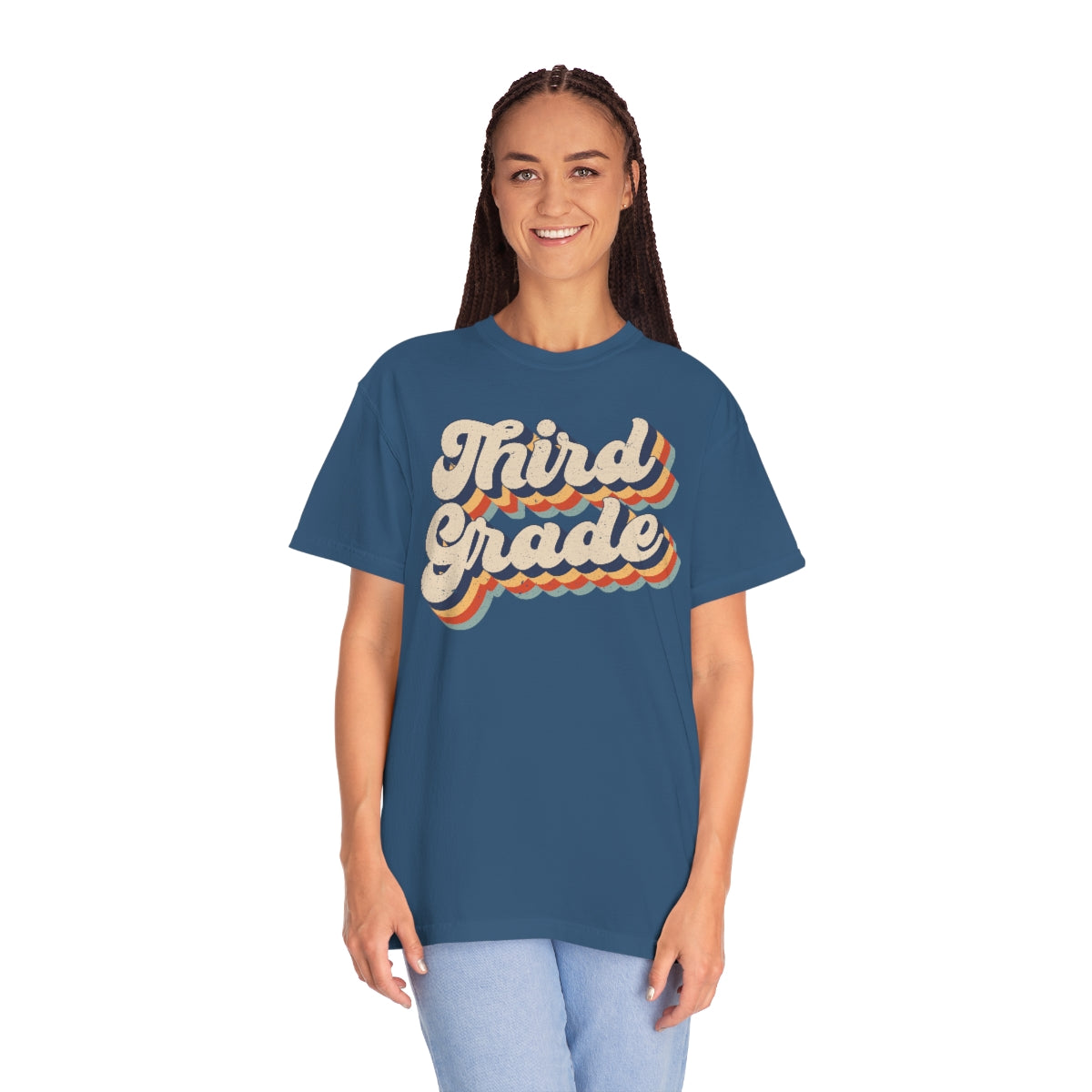 Retro Third Grade Unisex Garment-Dyed Comfort Colors PREMIUM T-shirt