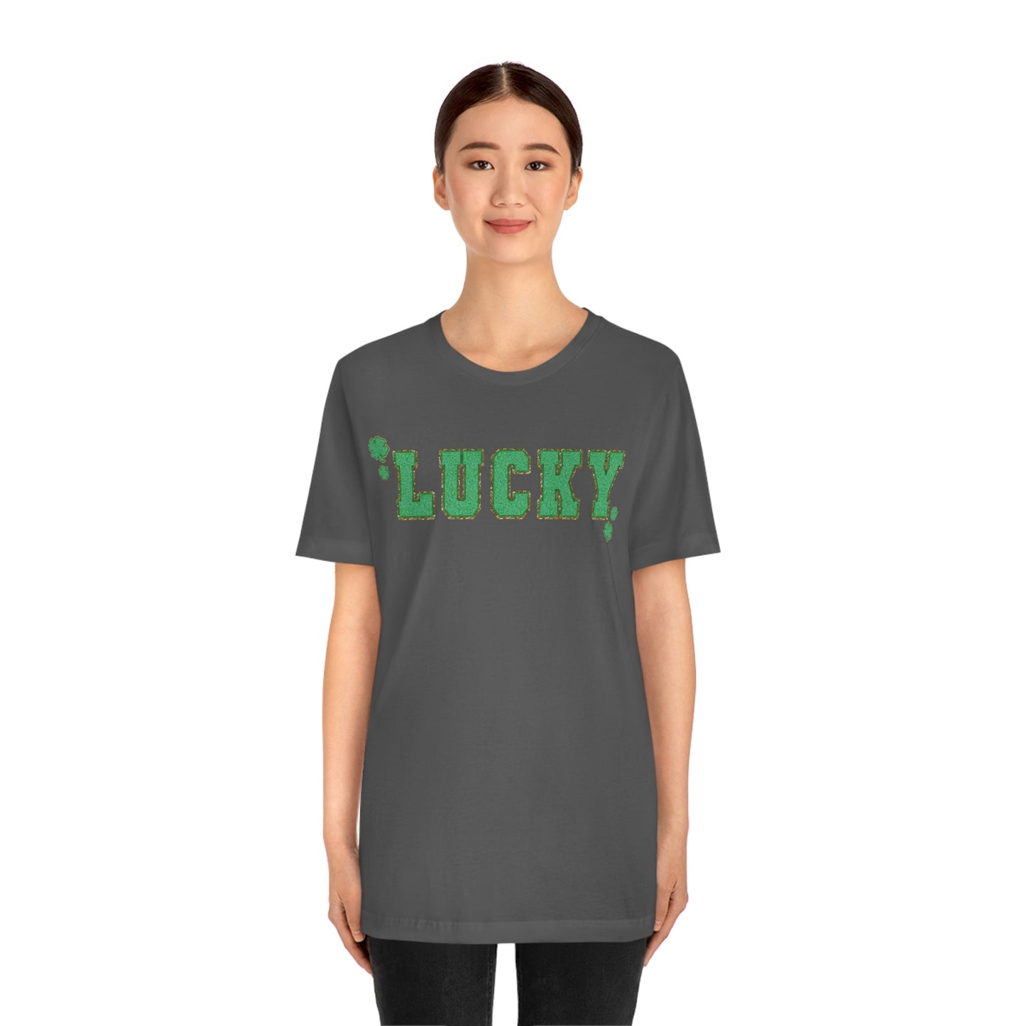 St. Patrick's Day "Lucky" Unisex Jersey Short Sleeve Tee