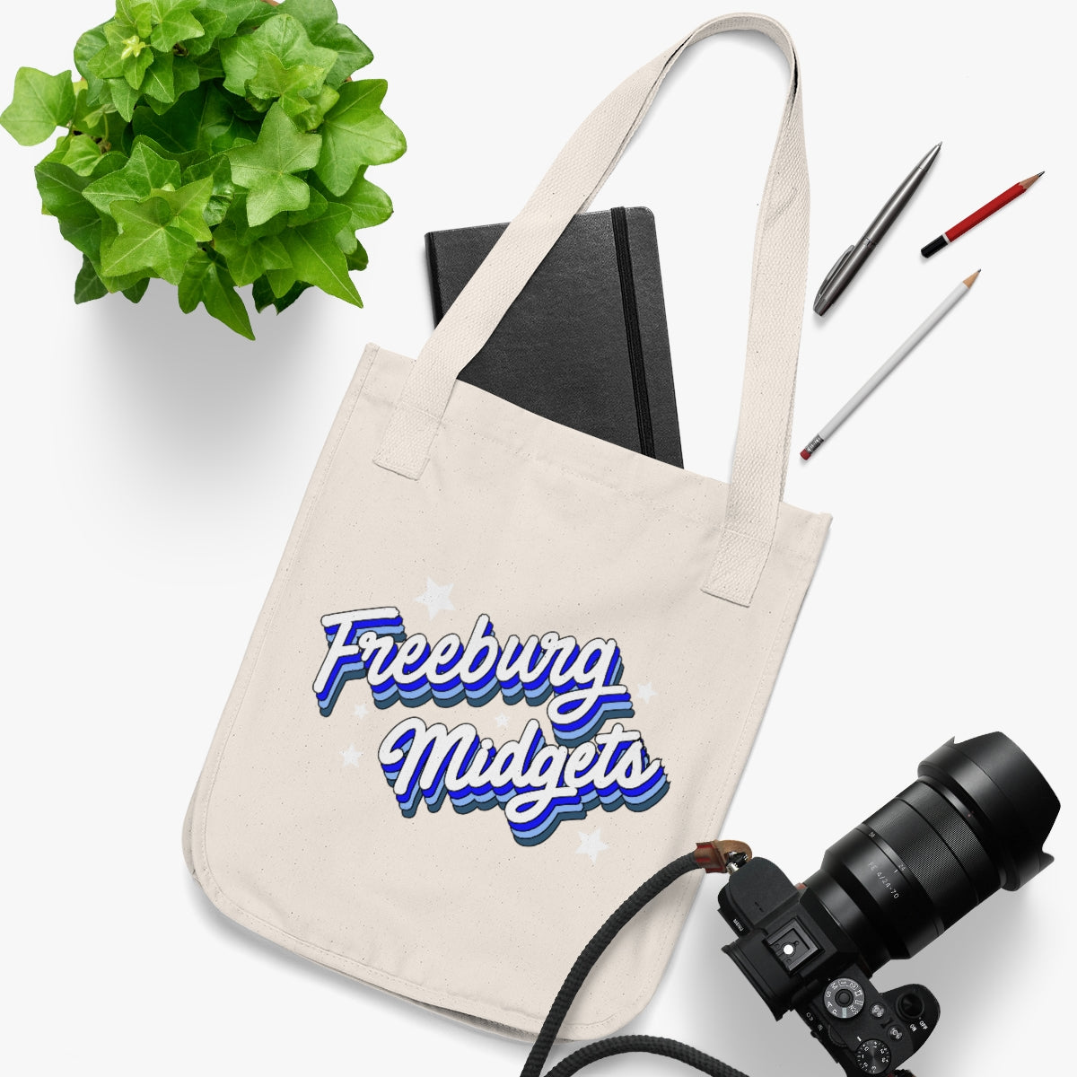 Retro Freeburg Midgets Canvas Tote Bag