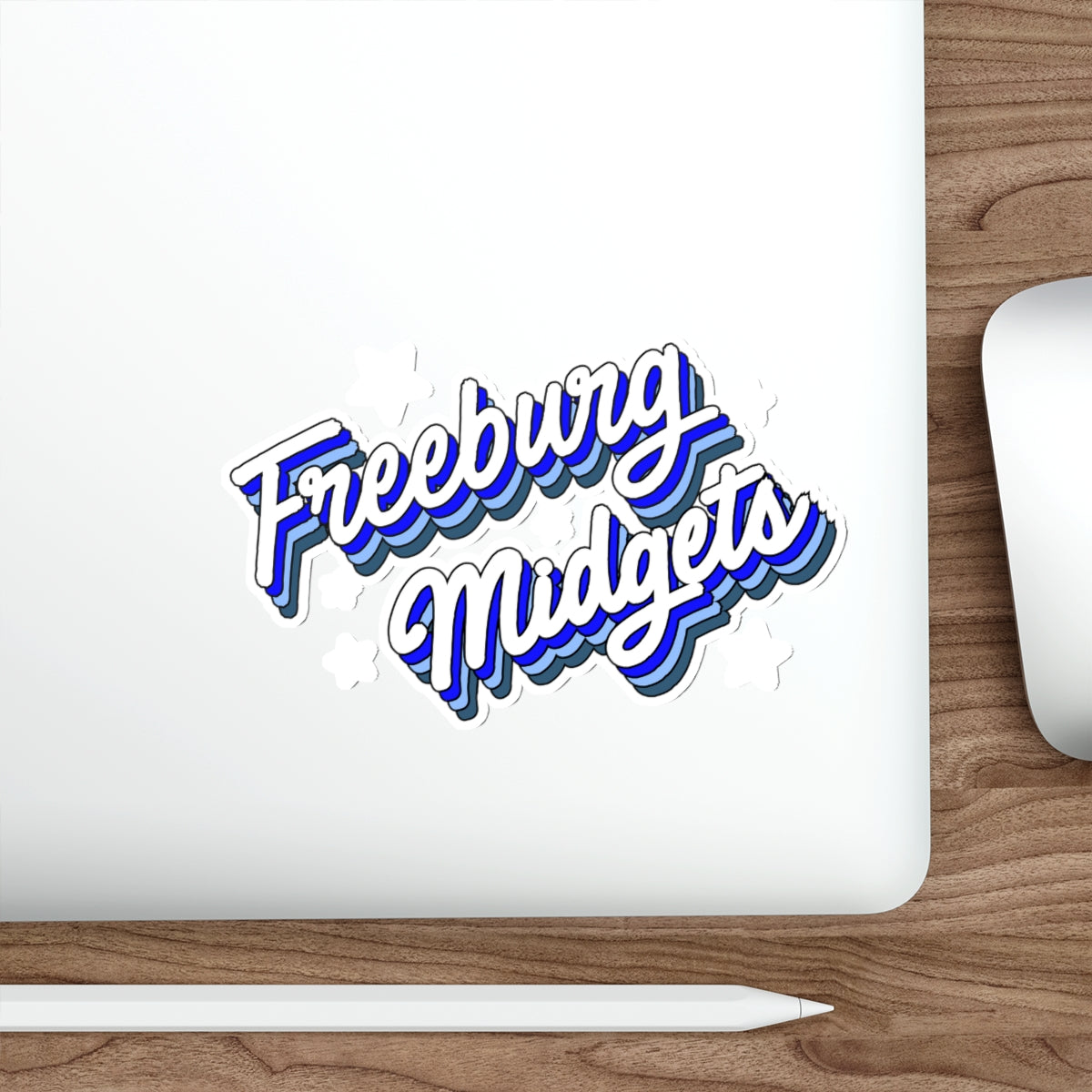 Retro Freeburg Midgets Die-Cut Stickers