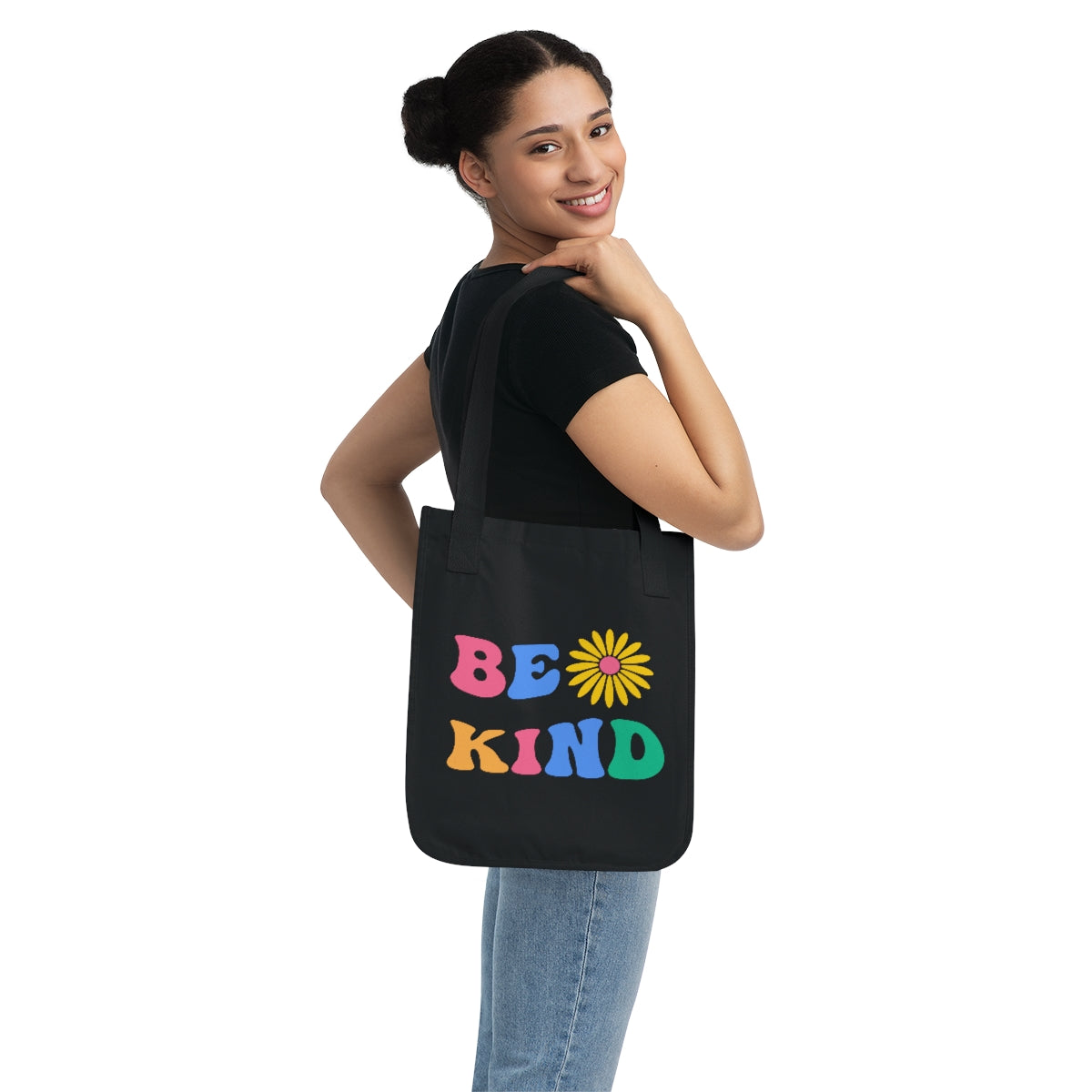 Be Kind Organic Canvas Tote Bag