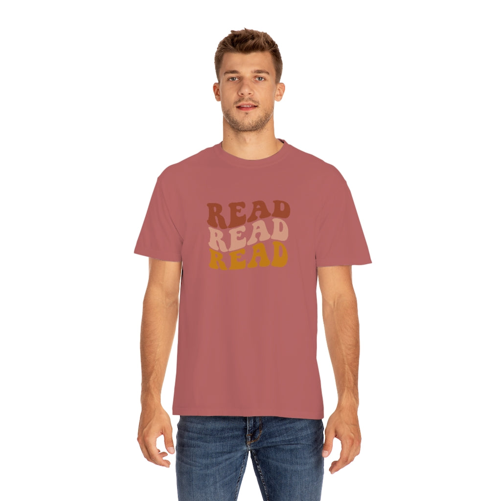 Read Read Read Warm Colors Unisex Garment-Dyed PREMIUM T-shirt