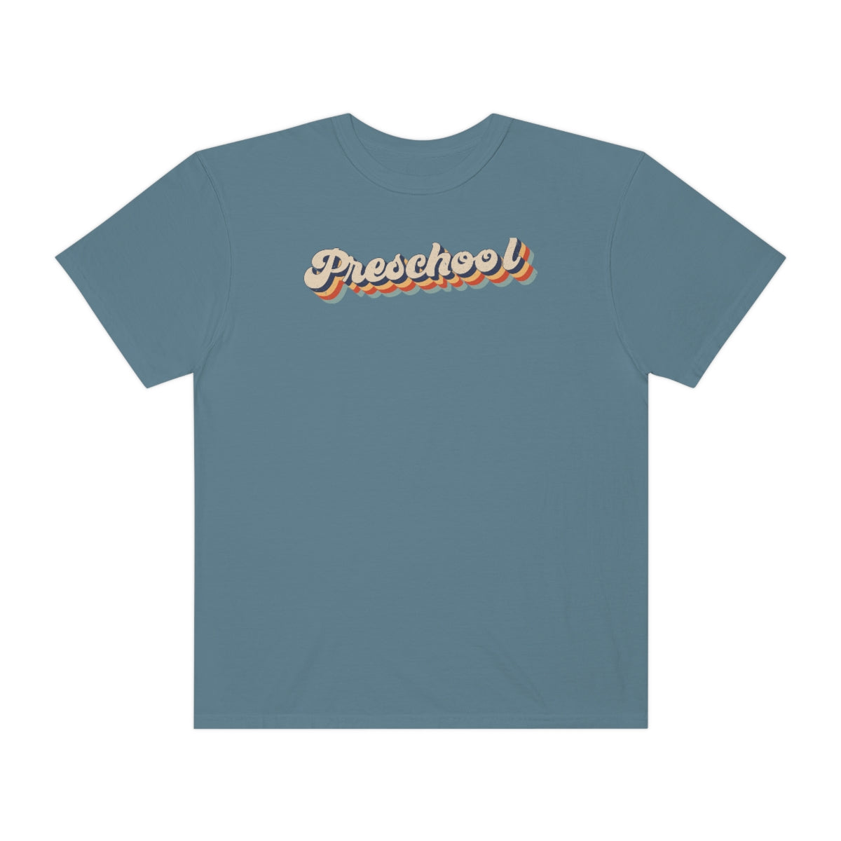 Retro Preschool Unisex Garment-Dyed Comfort Colors PREMIUM T-shirt