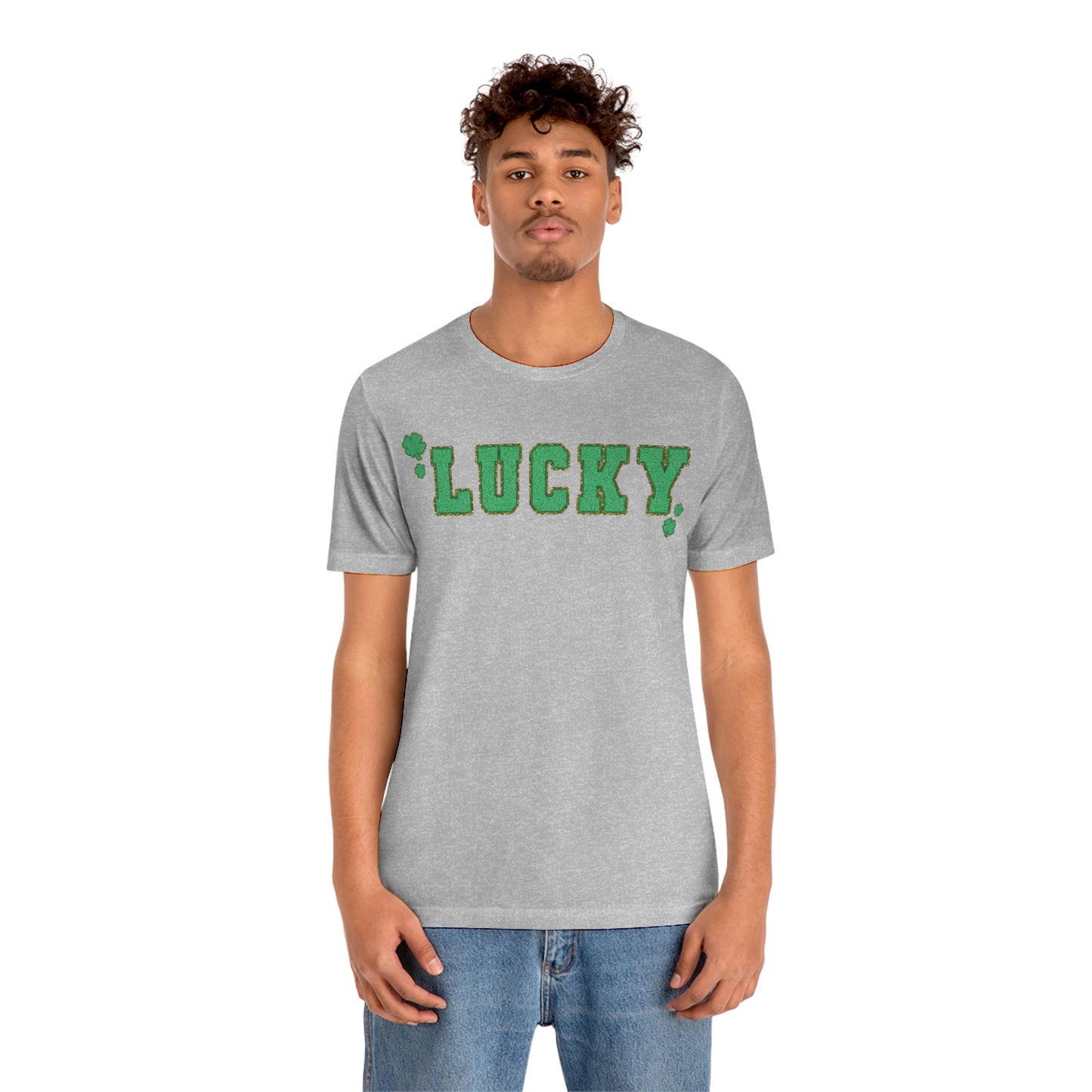 St. Patrick's Day "Lucky" Unisex Jersey Short Sleeve Tee