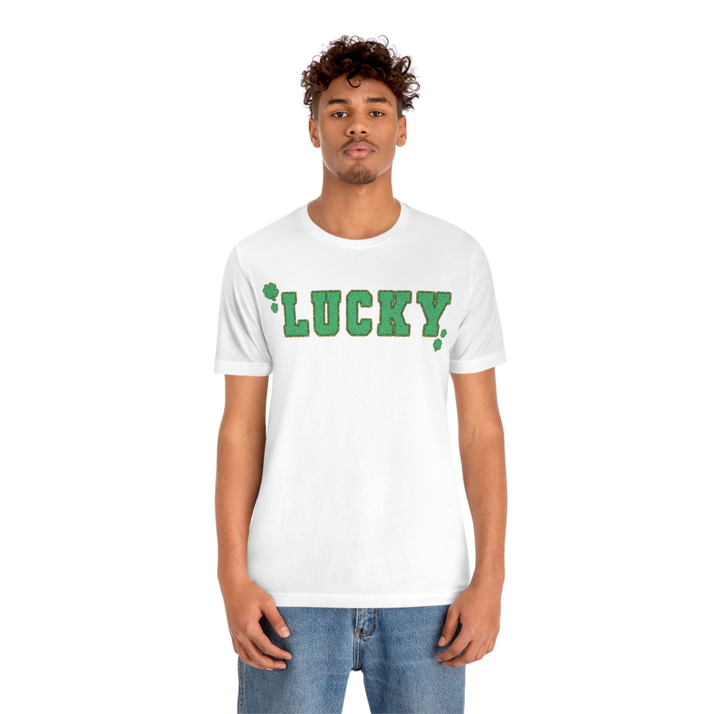 St. Patrick's Day "Lucky" Unisex Jersey Short Sleeve Tee