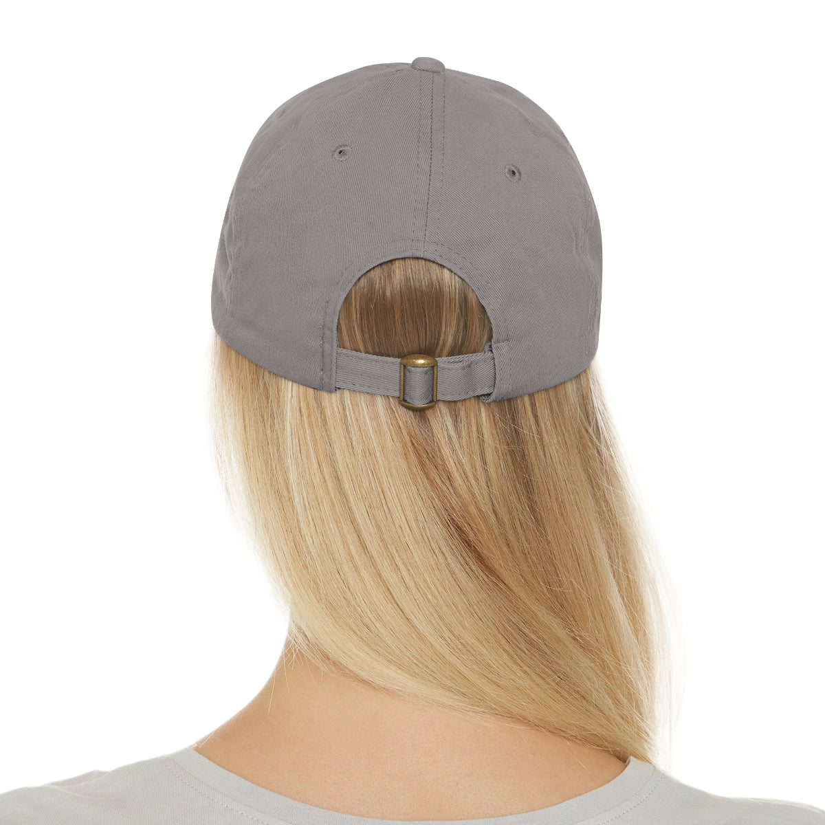 Freeburg Midget Cursive Dad Hat with Leather Patch