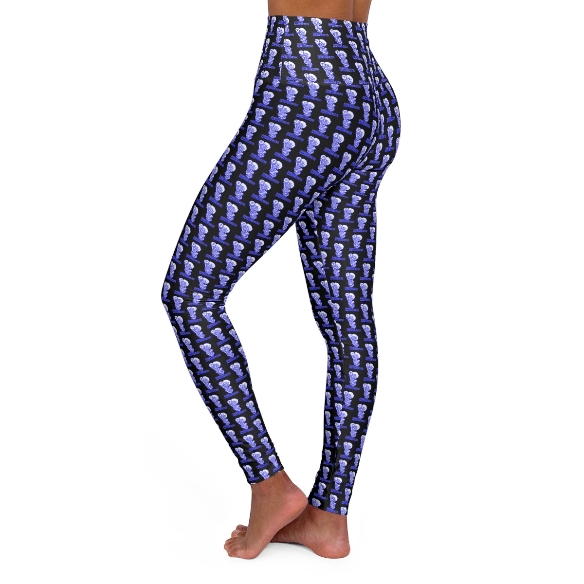 Freeburg Midget High Waisted Black Yoga Leggings