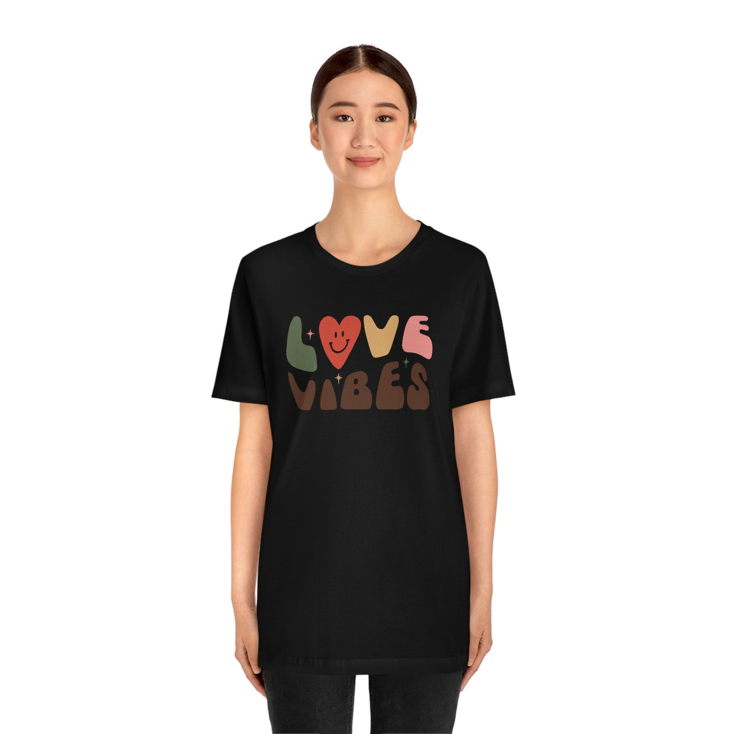 "Love Vibes"  Unisex Jersey Short Sleeve Tee