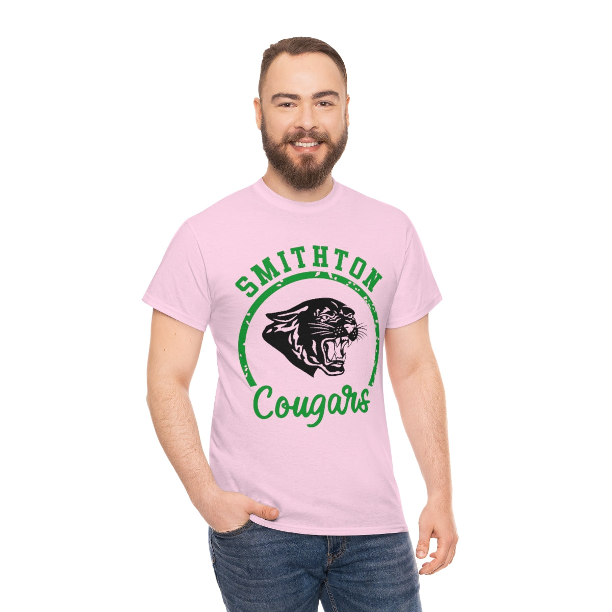 Smithton Cougars Unisex Heavy Cotton Tee