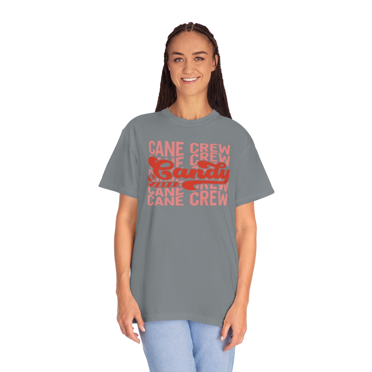 Candy Cane Crew Unisex Garment-Dyed Comfort Colors PREMIUM T-shirt