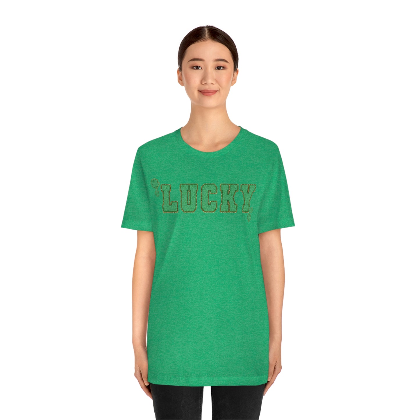 St. Patrick's Day "Lucky" Unisex Jersey Short Sleeve Tee