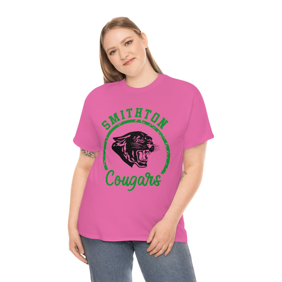 Smithton Cougars Unisex Heavy Cotton Tee