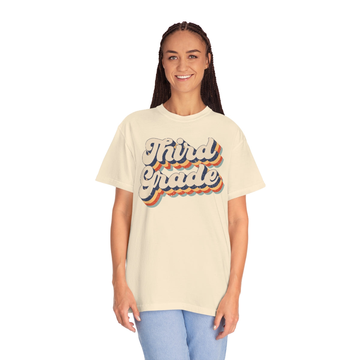 Retro Third Grade Unisex Garment-Dyed Comfort Colors PREMIUM T-shirt