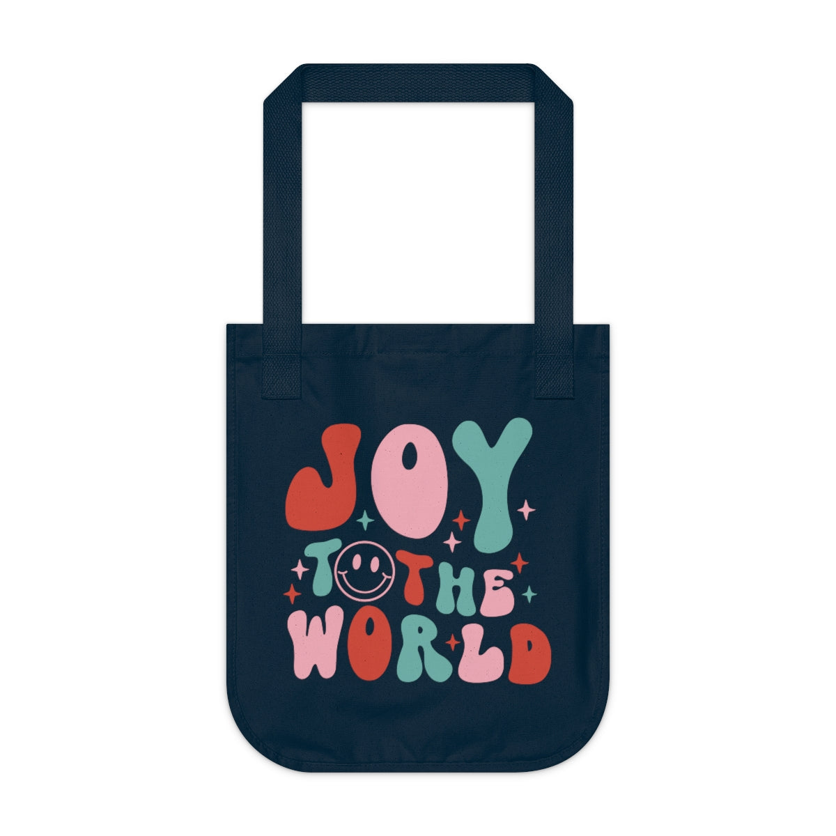 Joy to the World Organic Canvas Tote Bag