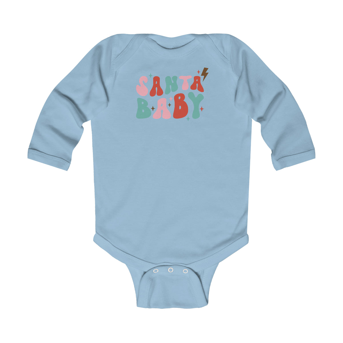 Santa Baby Infant Long Sleeve Bodysuit