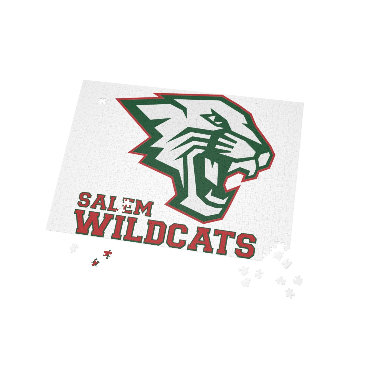 Salem Wildcats - White Puzzle (96, 252, 500, 1000-Piece)