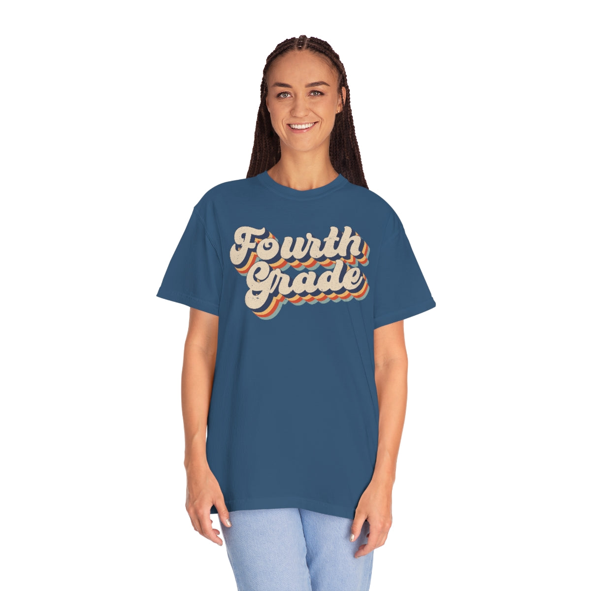 Retro Fourth Grade Unisex Garment-Dyed Comfort Colors PREMIUM T-shirt