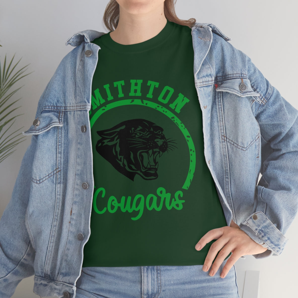 Smithton Cougars Unisex Heavy Cotton Tee