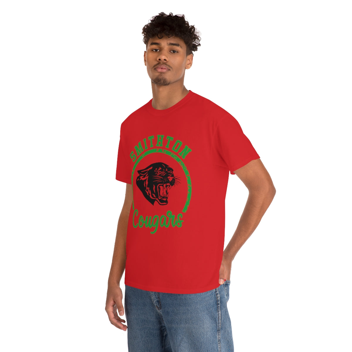 Smithton Cougars Unisex Heavy Cotton Tee