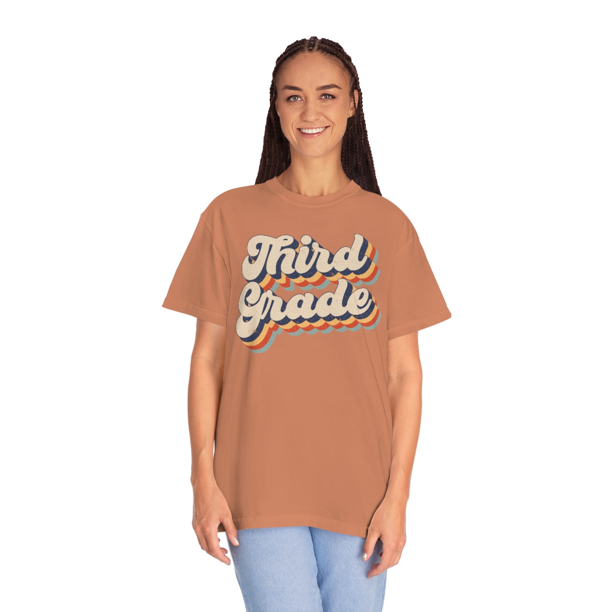 Retro Third Grade Unisex Garment-Dyed Comfort Colors PREMIUM T-shirt