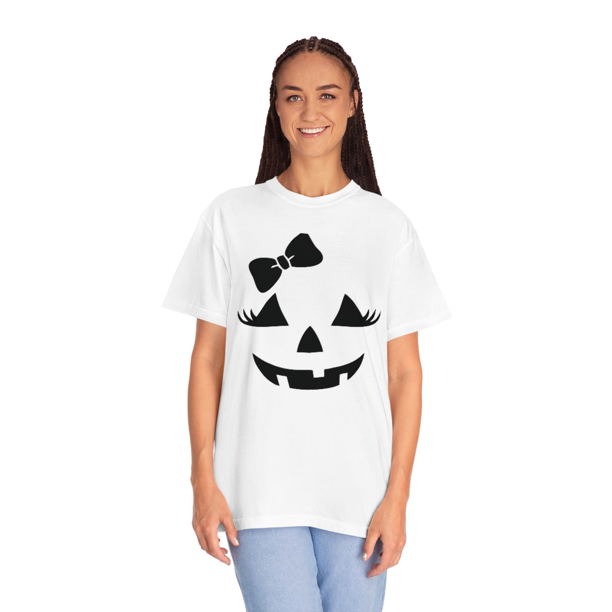 Girl Jack-o-lantern Unisex Garment-Dyed PREMIUM T-shirt