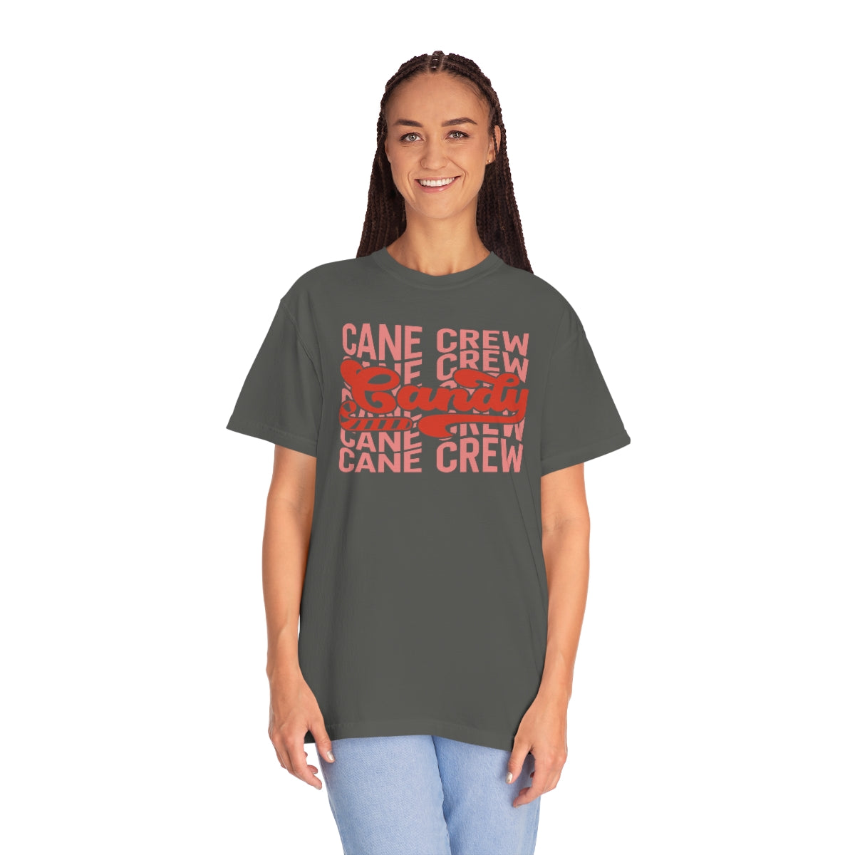 Candy Cane Crew Unisex Garment-Dyed Comfort Colors PREMIUM T-shirt