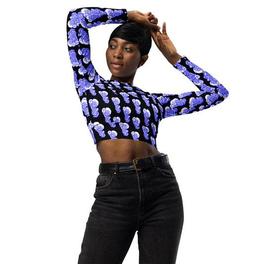 Freeburg Midget long-sleeve crop top