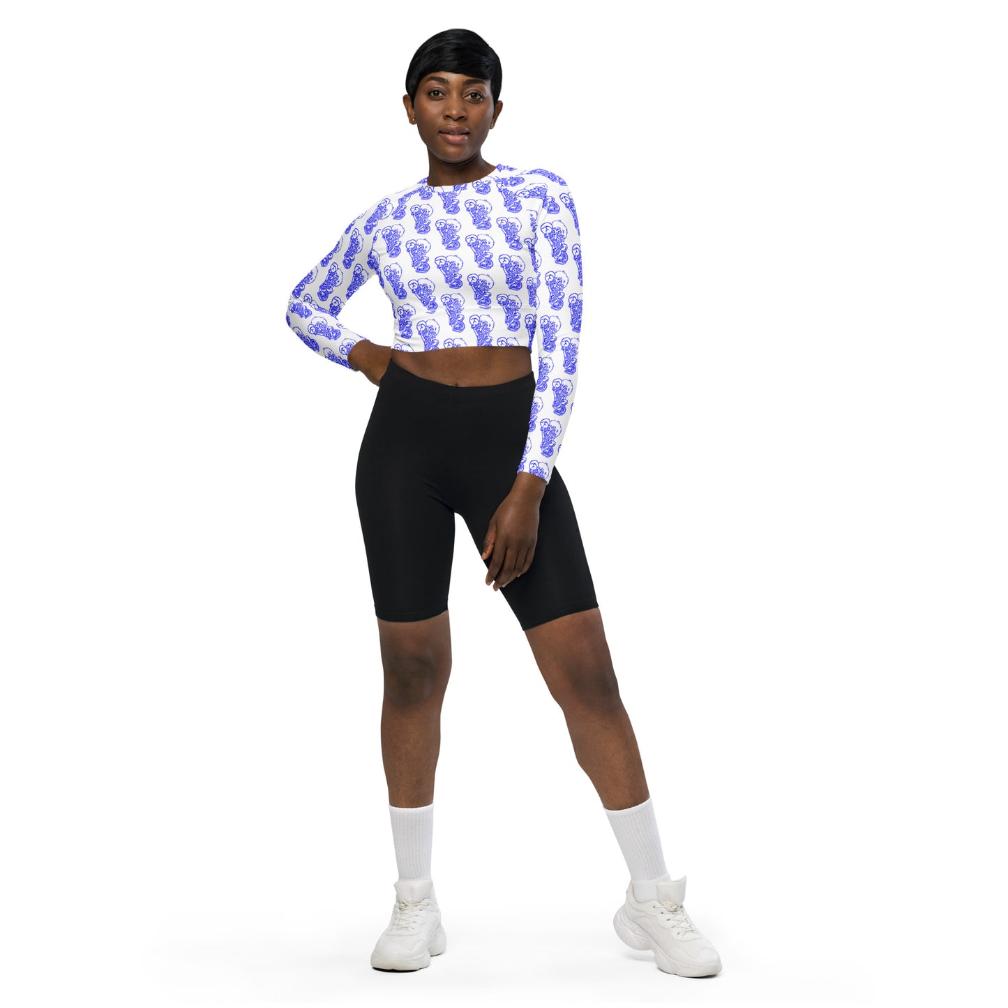 Freeburg Midget long-sleeve crop top