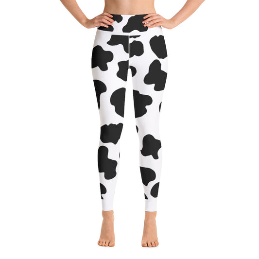 Cow Print Yoga Leggings