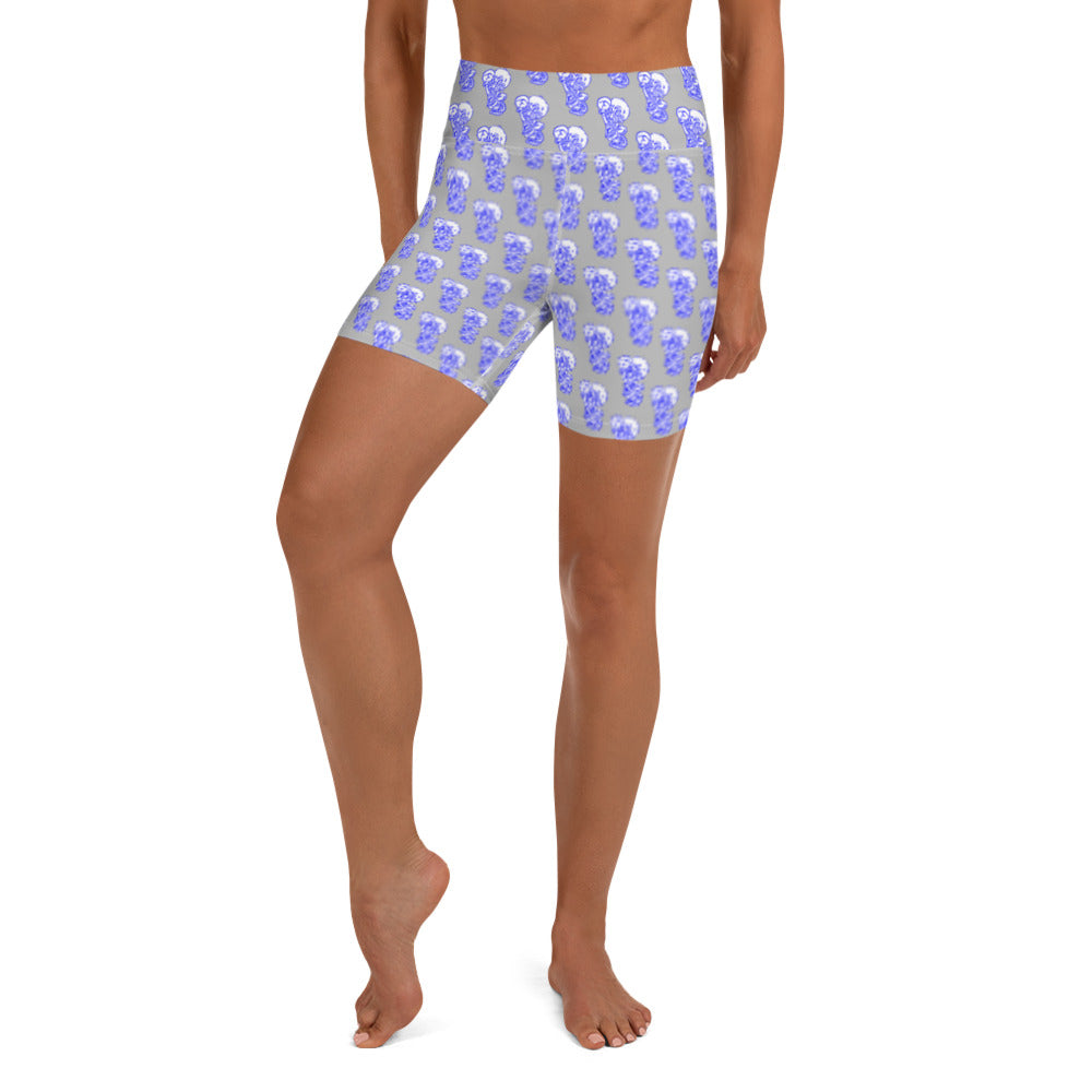 Freeburg Midget - Gray Yoga Shorts