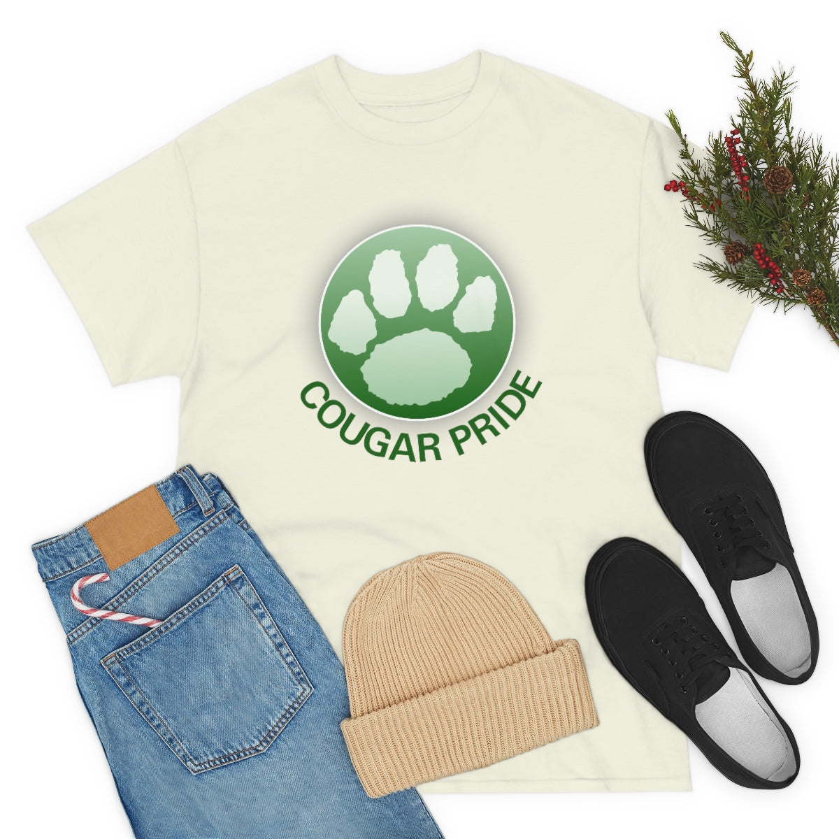 Smithton Cougar Pride Unisex Heavy Cotton Tee