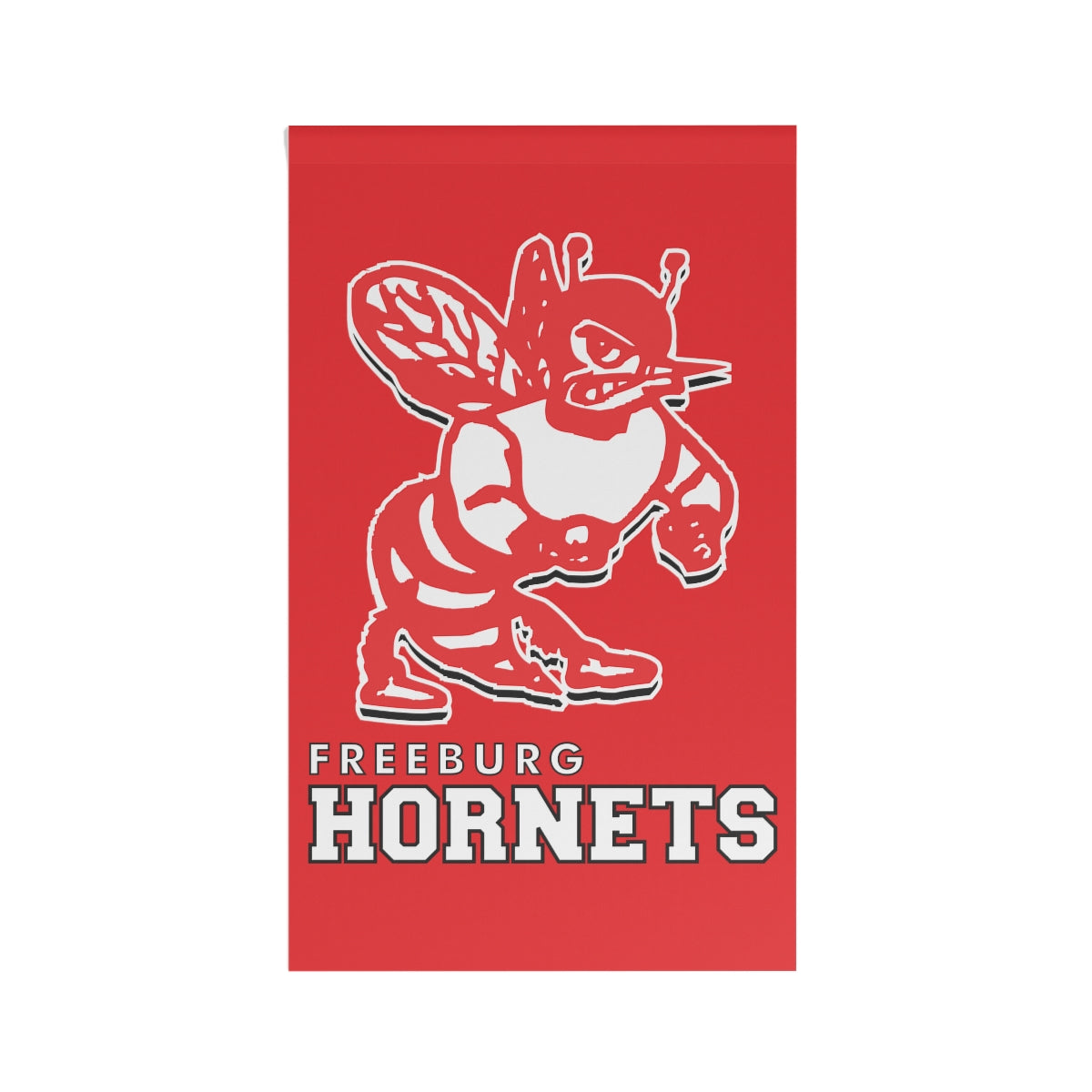 Red Freeburg Hornets House Banner