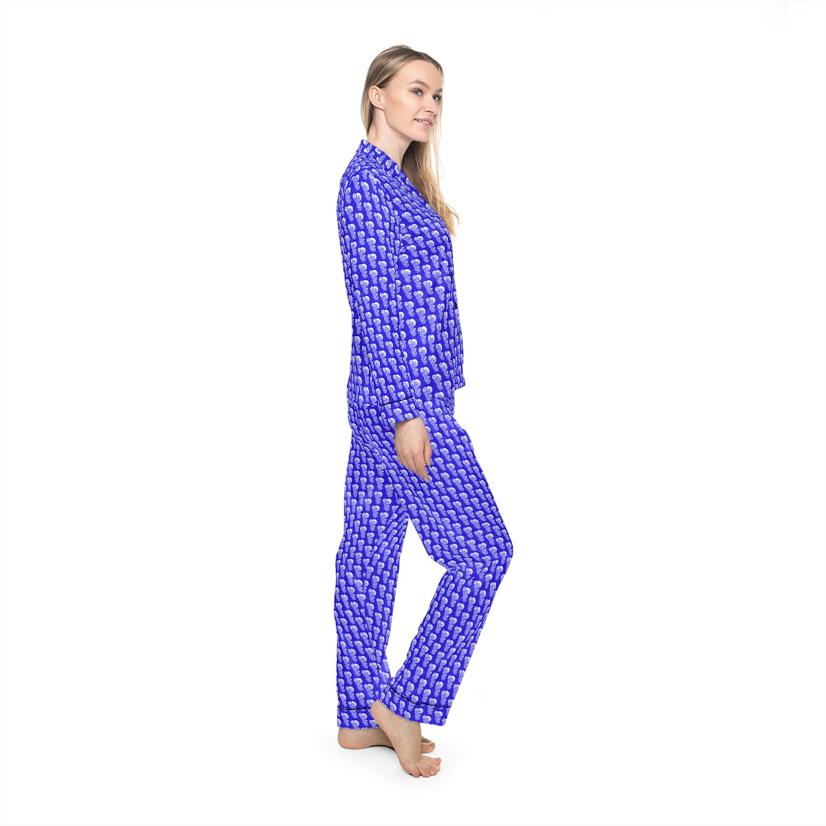 Freeburg Midget Women's Satin Pajamas (AOP)