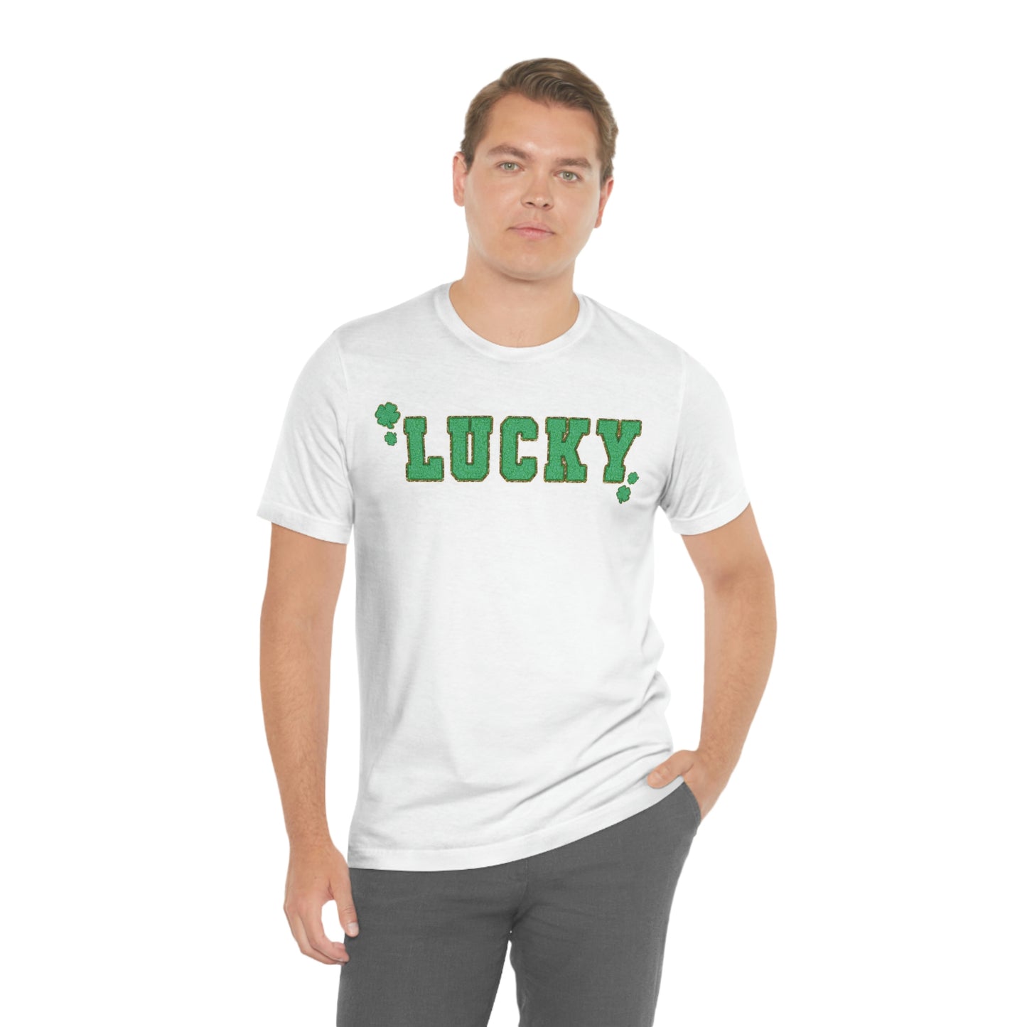 St. Patrick's Day "Lucky" Unisex Jersey Short Sleeve Tee