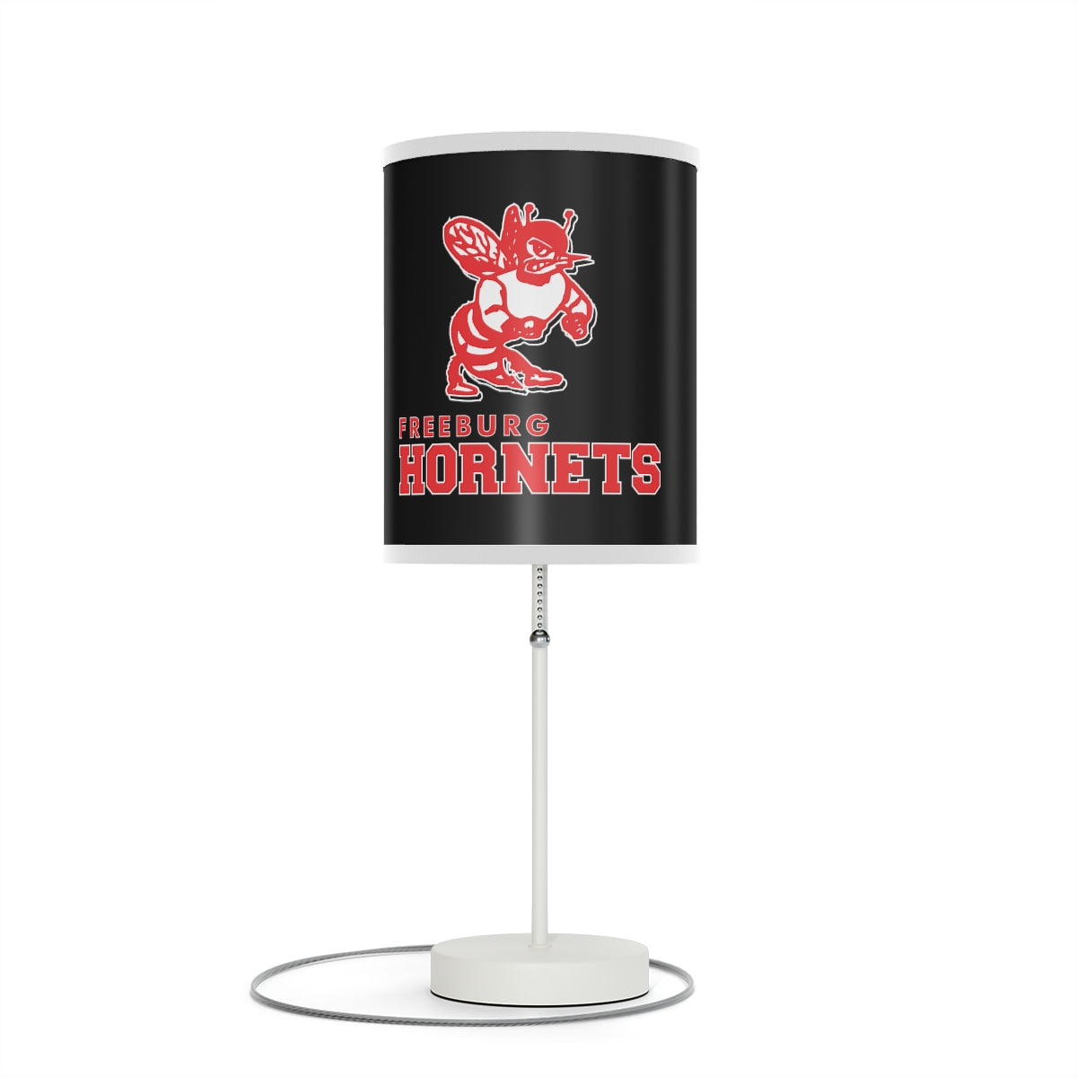 Black Freeburg Hornet Lamp on a Stand, US|CA plug