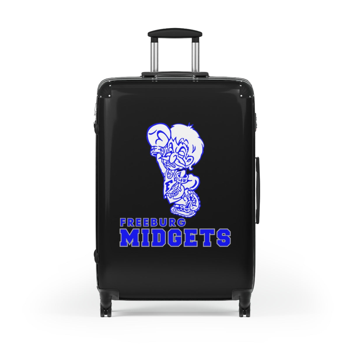 Freeburg Midgets Suitcases - Black Front/ Black Back