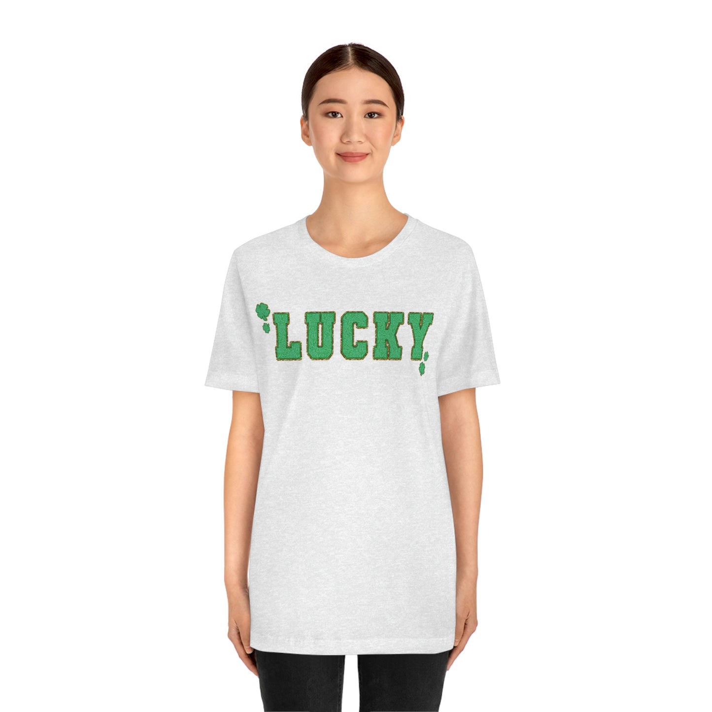 St. Patrick's Day "Lucky" Unisex Jersey Short Sleeve Tee