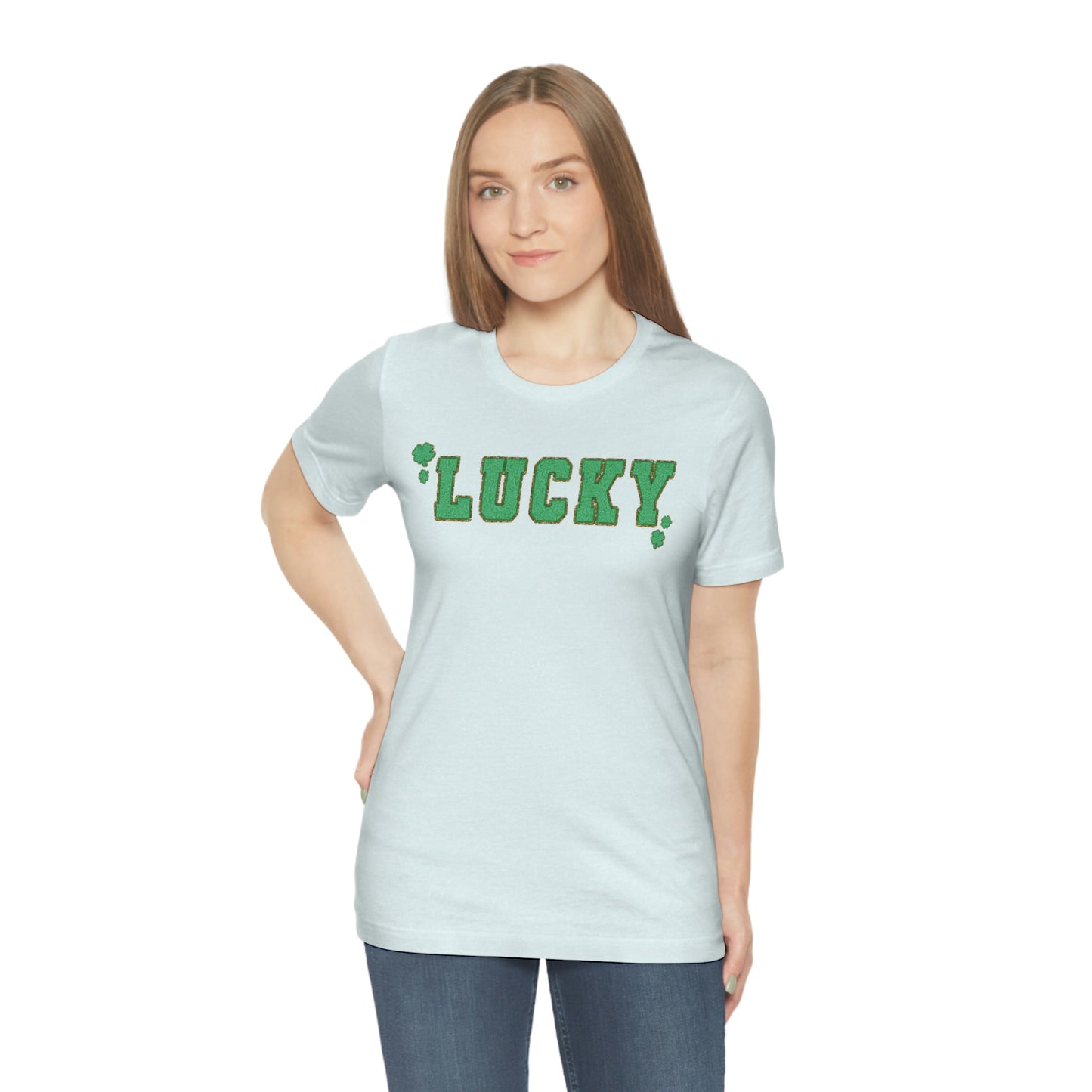 St. Patrick's Day "Lucky" Unisex Jersey Short Sleeve Tee