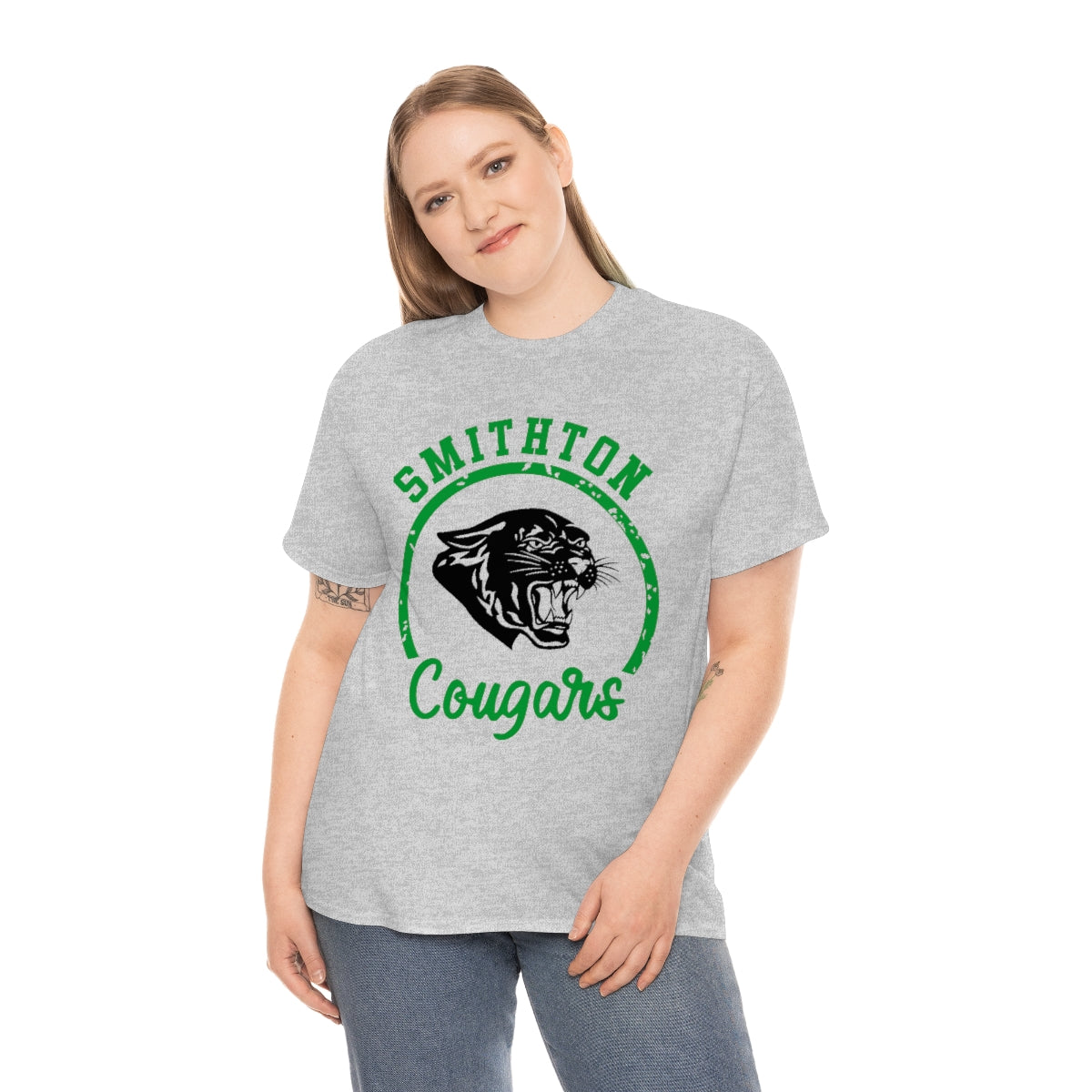 Smithton Cougars Unisex Heavy Cotton Tee