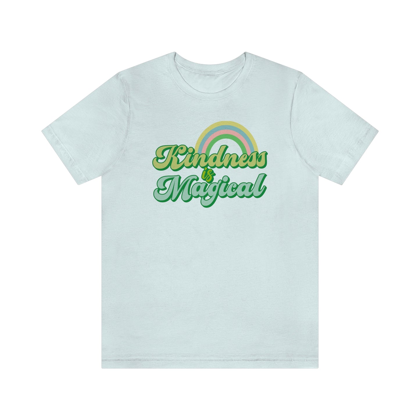 St. Patrick's Day "Kindness is Magical" - Front Side Only Unisex Jersey Short Sleeve Tee