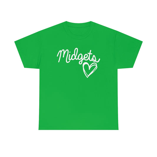 Midget Heart Unisex Heavy Cotton Tee