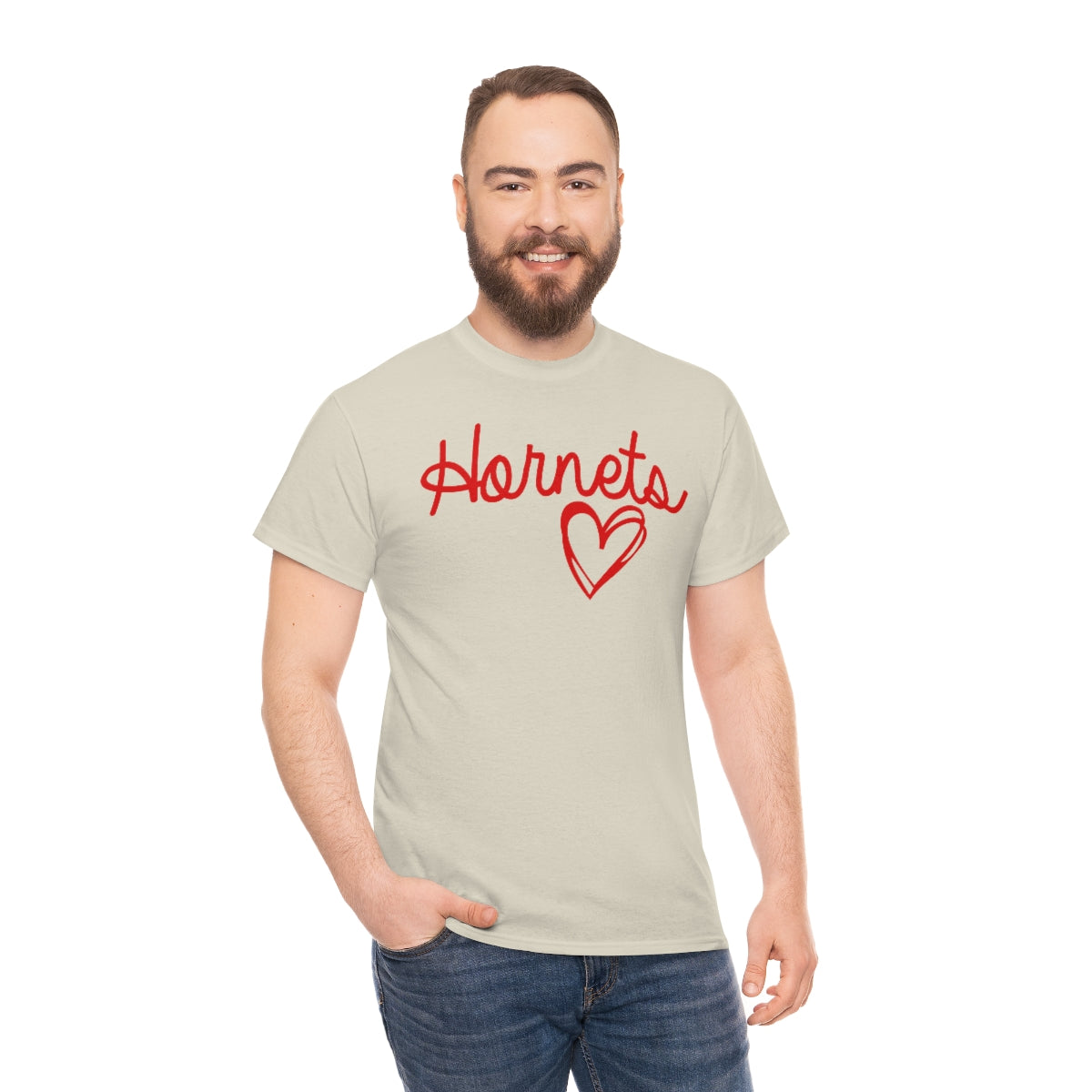 Hornet Heart Unisex Heavy Cotton Tee